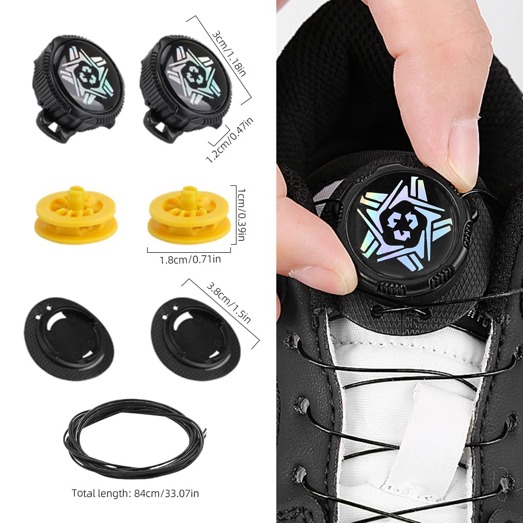 MAYCREATE Shoelaces Alternatives Kids No Loose Shoelace Wire Shoelace with Knob 80cm Slim Wire Shoelace Fashion Shoelaces for Sport Footwear, Sneakers, Casual Shoes
