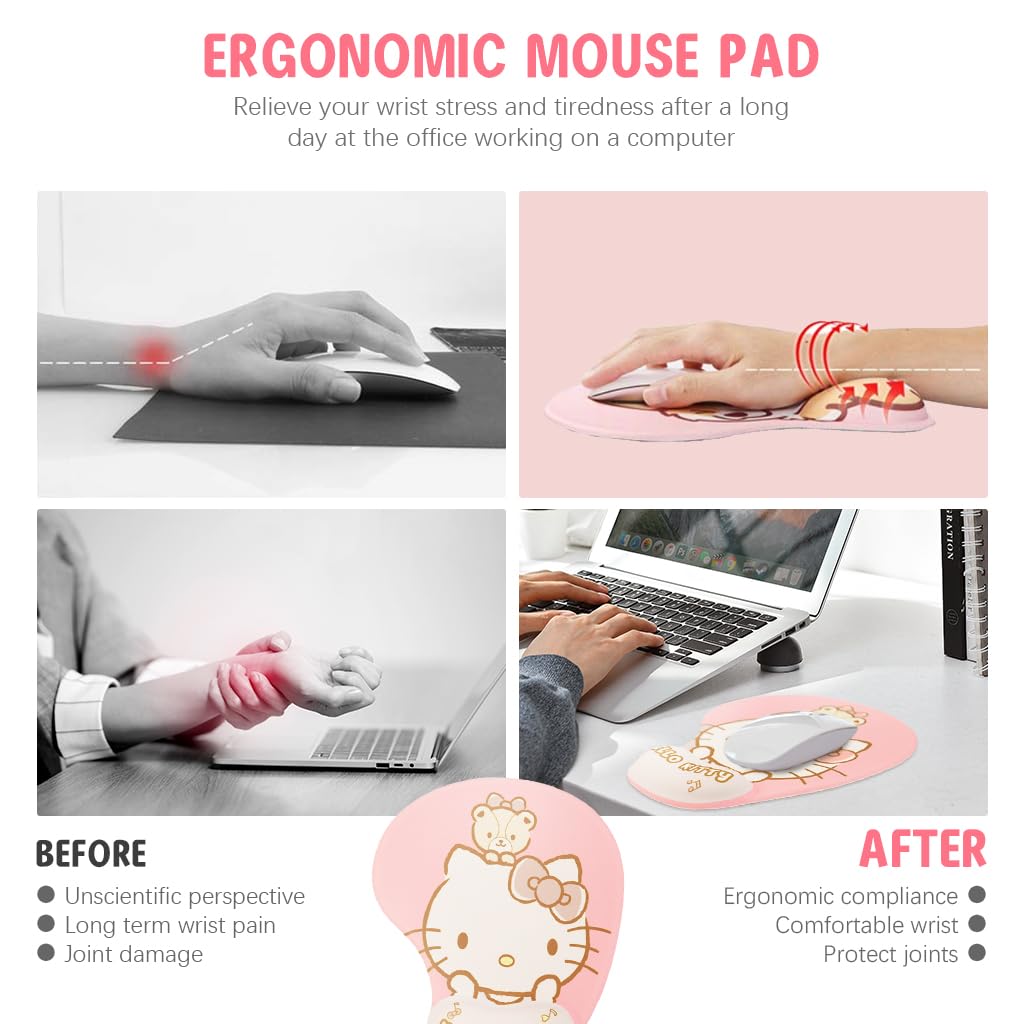 ZORBES Ergonomic Mouse Pad