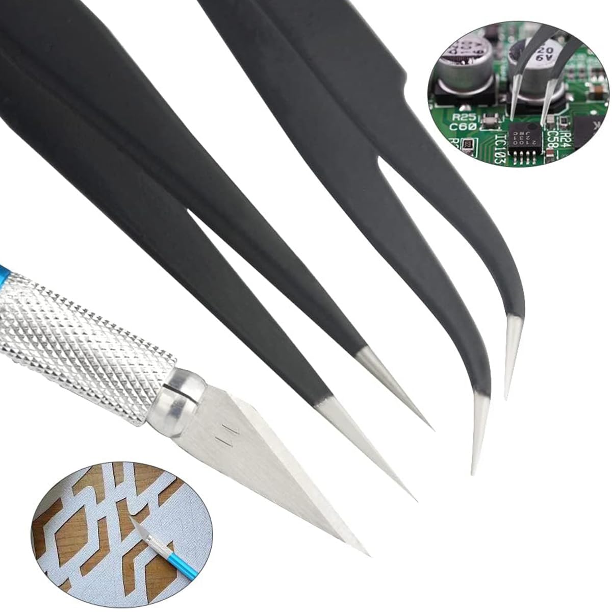 Serplex 9PCS Gundam Tool Kit Gundam Modeler Crafting Basic Tools Set Gunpla Tools for Basic Model Building, Repairing and Fixing DIY Crafting Essential Supplies with Storage Box