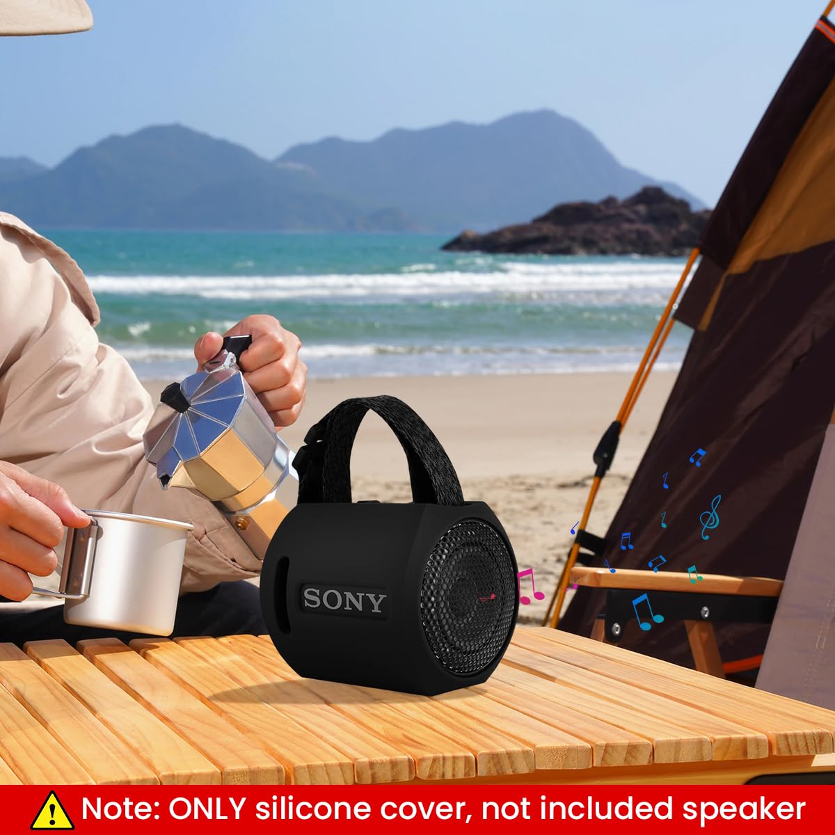Verilux Silicone Cover Case for Sony SRS-XB13 Extra BASS Wireless Portable Compact Speaker, Wireless Bluetooth Speakers with Bass Protective Skin Sleeve Shell for Sony SRS-XB13 Speaker Accessories