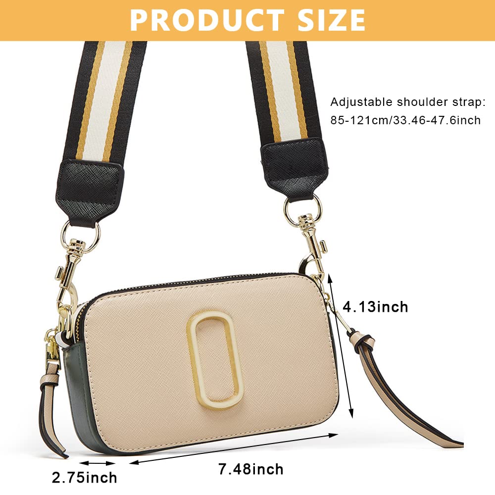 PALAY Cross Body Bag for Women and Girls Stylish Small Shoulder Sling Bag with Detachable PU Clutch Hand Bag for Girls, Women