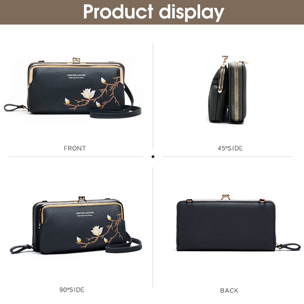 PALAY Sling Bags for Women Splicing Contrasting Prints Bucket Bags for WomeN with Detachable Shoulder Belt, Fashion Shoulder Bag Gifts for Women