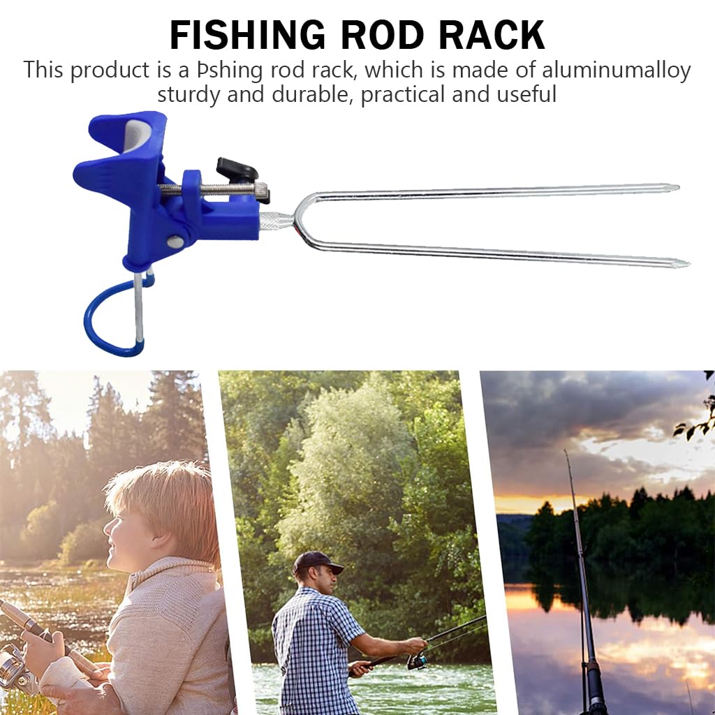 Proberos Fishing Rod Holders for Bank Fishing 360 Degree Adjustable Fishing Pole Stand Equipment Universal Fishing Pole Holders for Fishing Rod 26.2Ft and Below