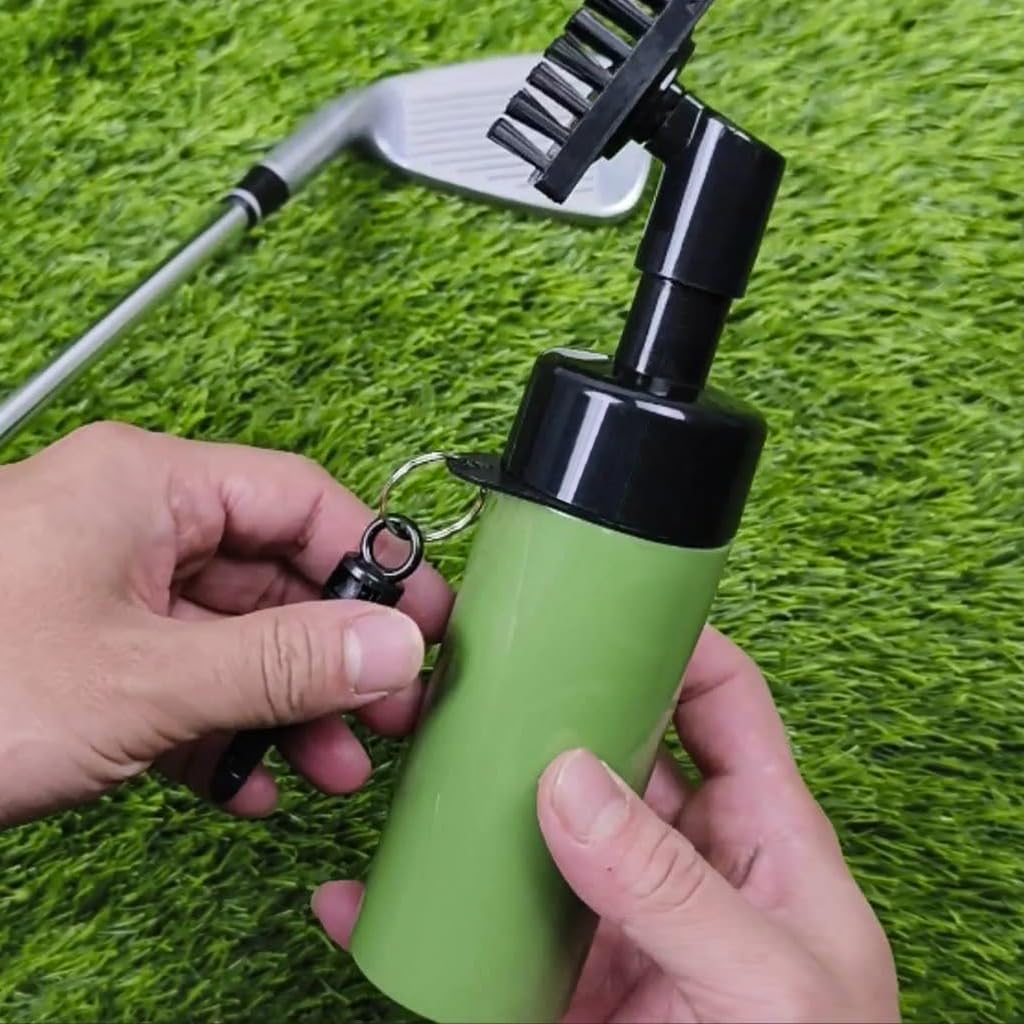 Proberos 2 in 1 Golf Club Cleaning Brush Sprayer Cleaning Brush Golf Club Groove Cleaning Brush Golf Club Accessories Shoe Cleaning Brush Versatile Cleaning Brush