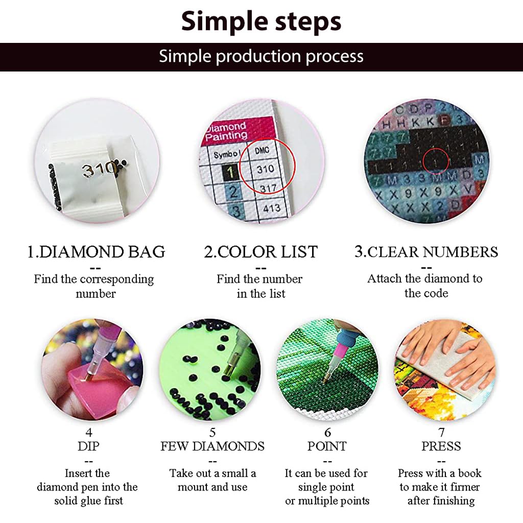 HASTHIP 5D Diamond Painting Kit, 27.5 X 15.7inch Large Size Moon Tree Diamond Painting Kits for Adults, DIY Full Drill Crystal Rhinestone Arts and Crafts, Art Diamond Painting for Home Wall Decor