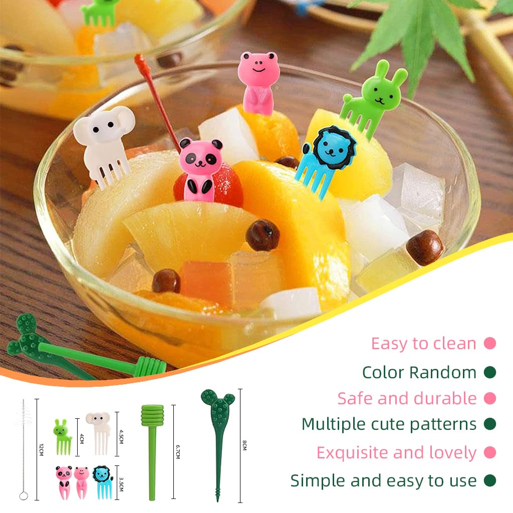 HASTHIP 32Pcs Cookie Cutter Shapes Fruit Fork Set Stainless Steel Press Fruit Cutter Shapes Cookie Cutter Shapes Cartoon Biscuit Mold Easter Biscuit Mold DIY Baking Essentials Supplies