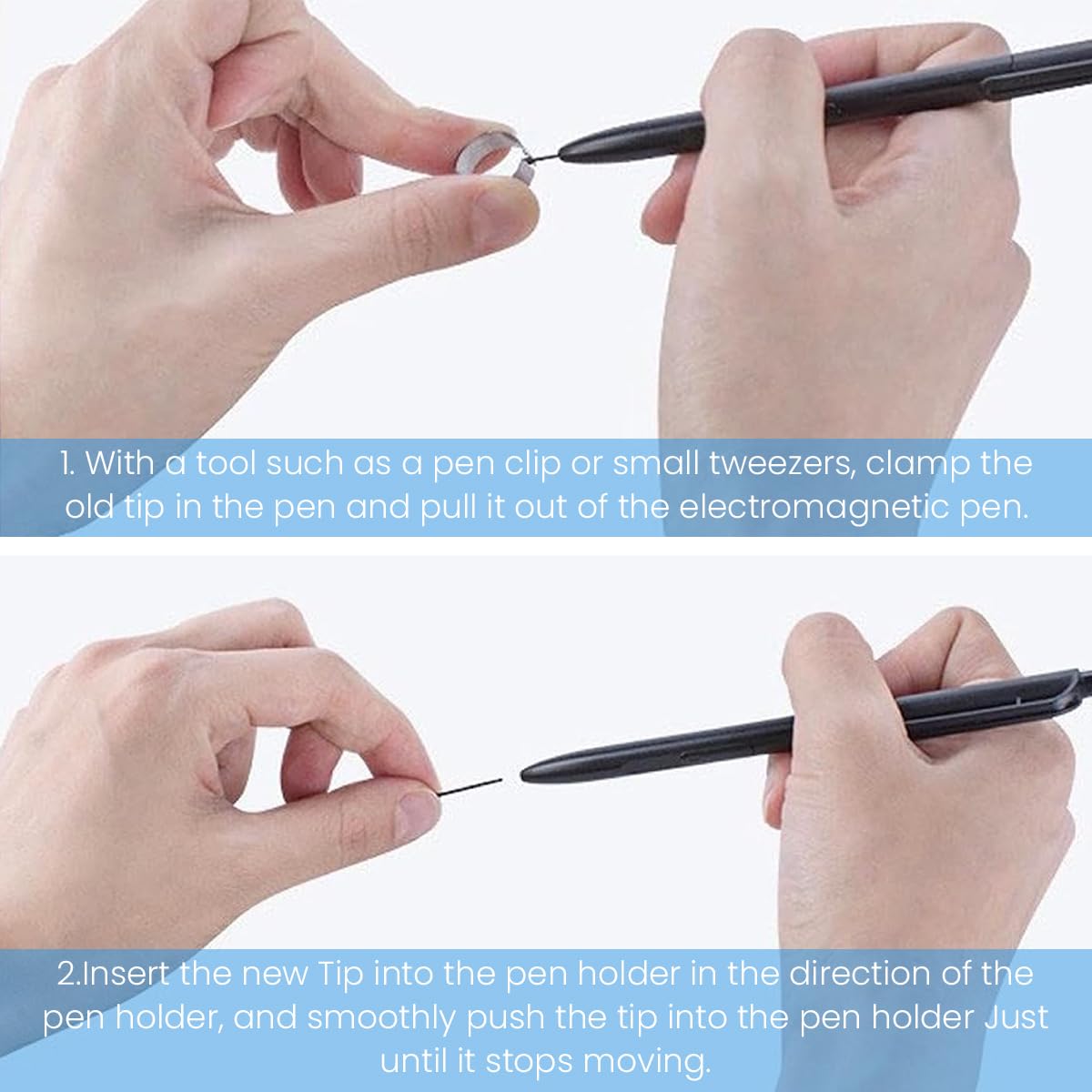 ZORBES 10pcs Remarkable Pen Tips, Replacement Pen Nibs High Sensitive Sleek Remarkable Pen Tips for Marker Pen/Marker Plus Pen, Remarkable Pen and Remarkable Plus