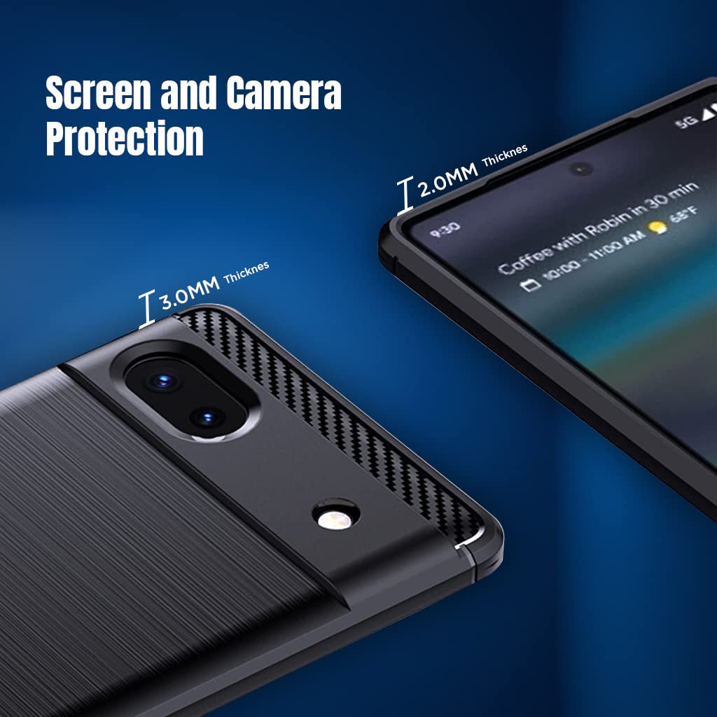 ZORBES for Google Pixel 6A Back Cover, Scratch-Resistant TPU Phone Cover for Google Pixel 6A Cover Phone Case for Google Pixel 6A Case, Slim Matte Mobile Phone Cover for Google Pixel 6A