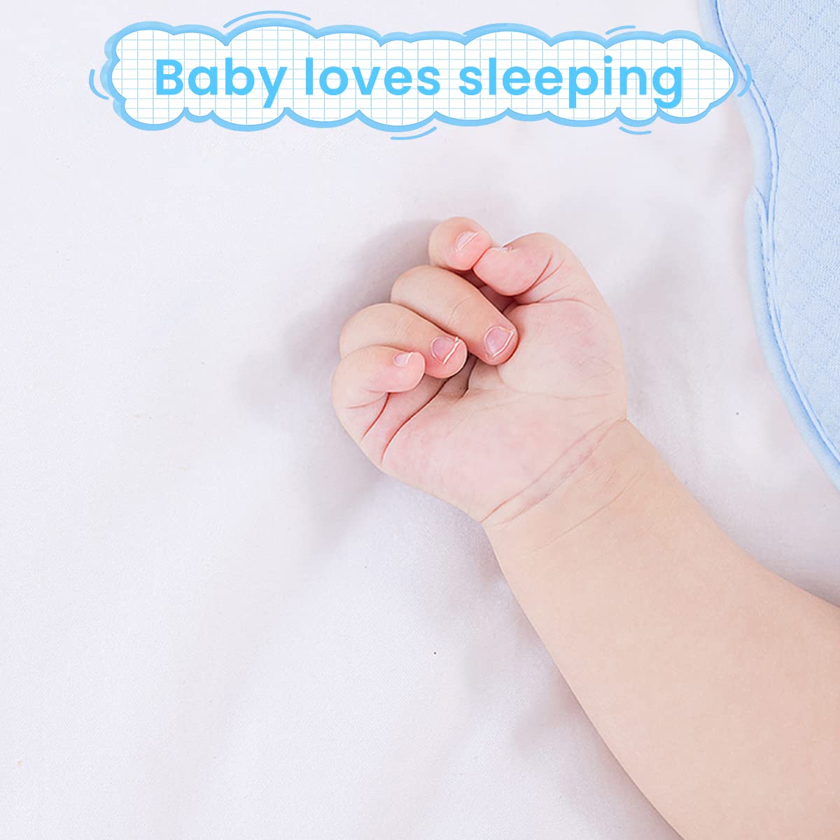 SNOWIE SOFT Baby Pillows for New Born, Baby Head Shaper Pillow with Durable Air Layer Fabric and Breathable Memory Cotton, Soft Kids Pillow with Anti-Bacterial Performance for 0-3 Years Old