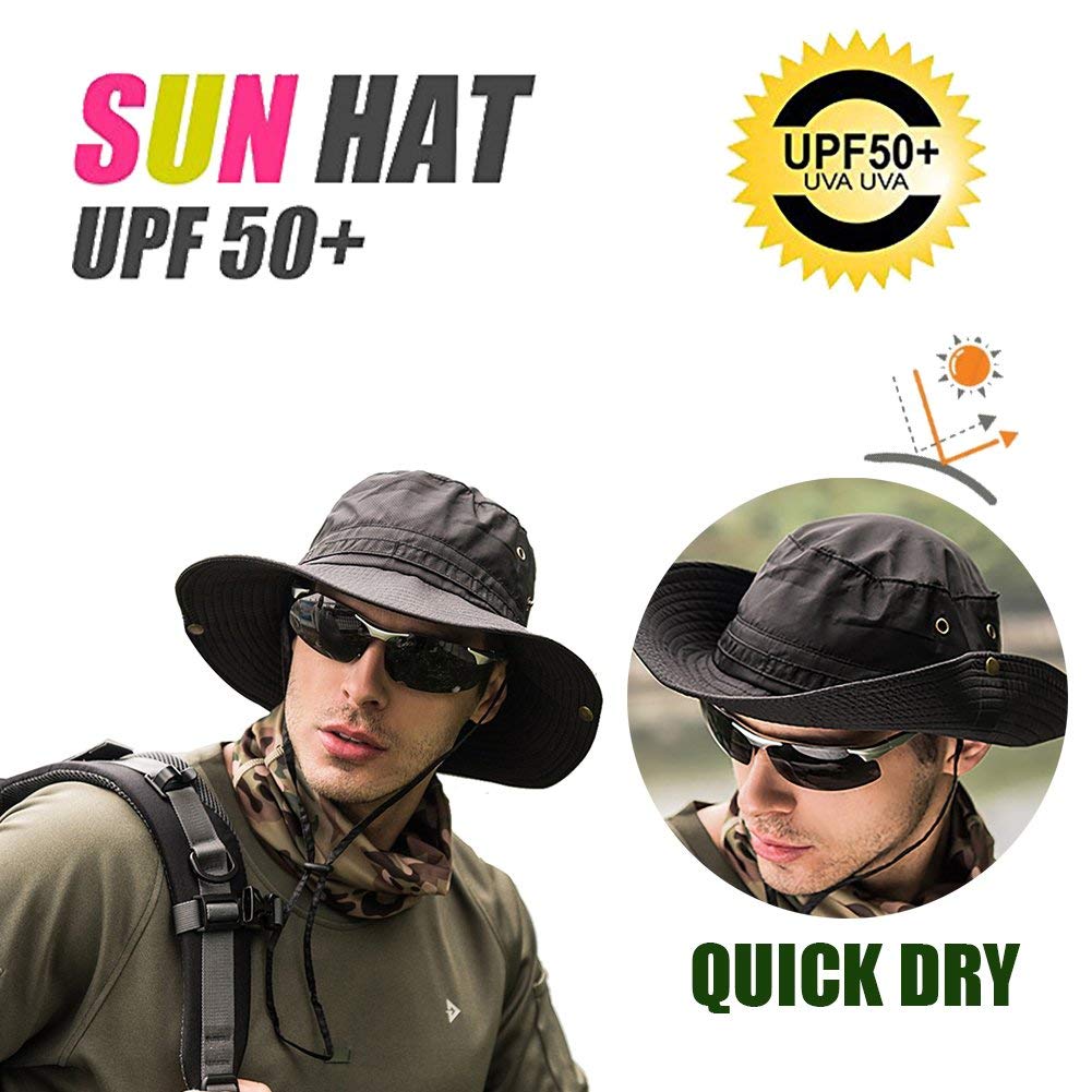 GUSTAVE Unisex Synthetic Bucket Cap (Pack Of 1) (GU01_Black_Free Size)