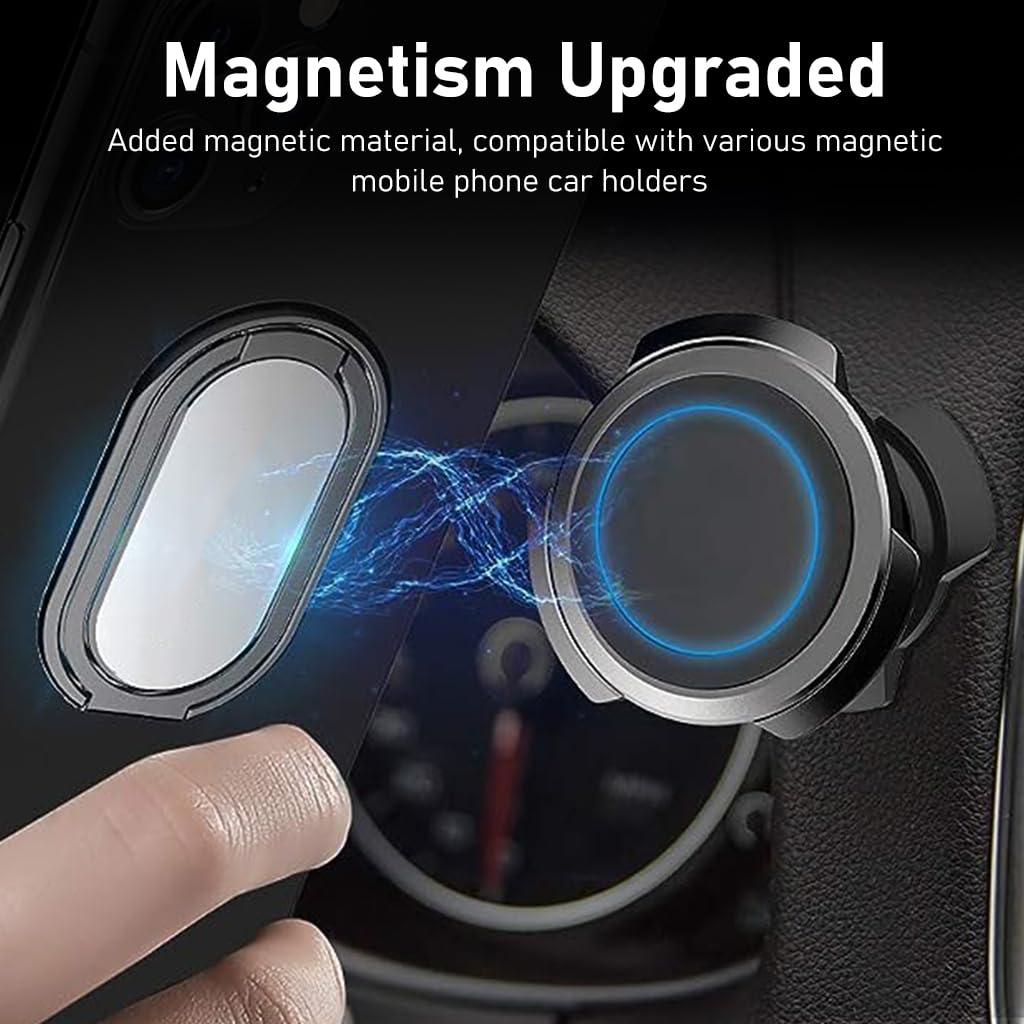 ZORBES Mobile Stand Foldable Phone Stand 3M Self-Adhesive Metal Desktop Phone Stand Holder Mobile Back Holder Grip Folding Phone Grip Holder Mobile Ring Holder Compatible with Most Smartphones