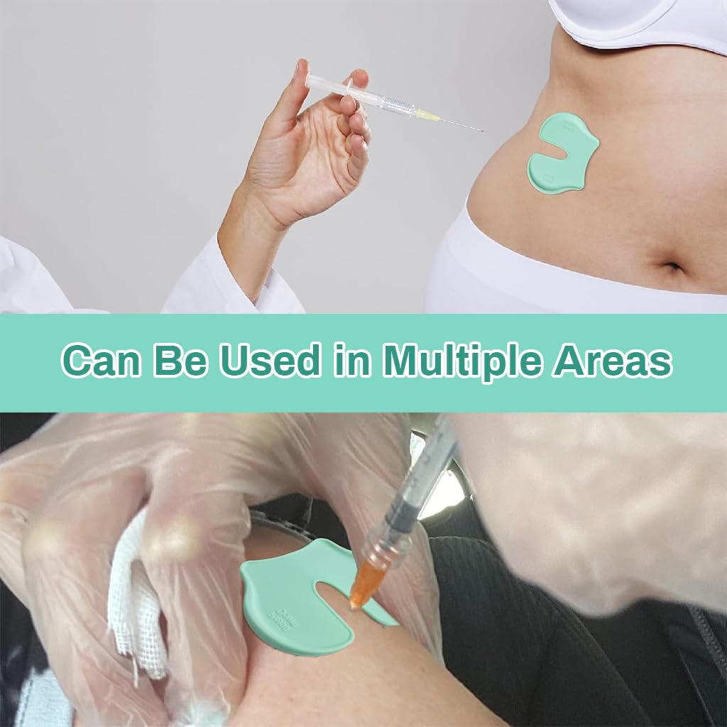 HANNEA 4Pcs Kids Use Shot Pain Reducer Pads Shot Blocker Immediate Pain Relief Blocker for Needle Injections Immunization Injections