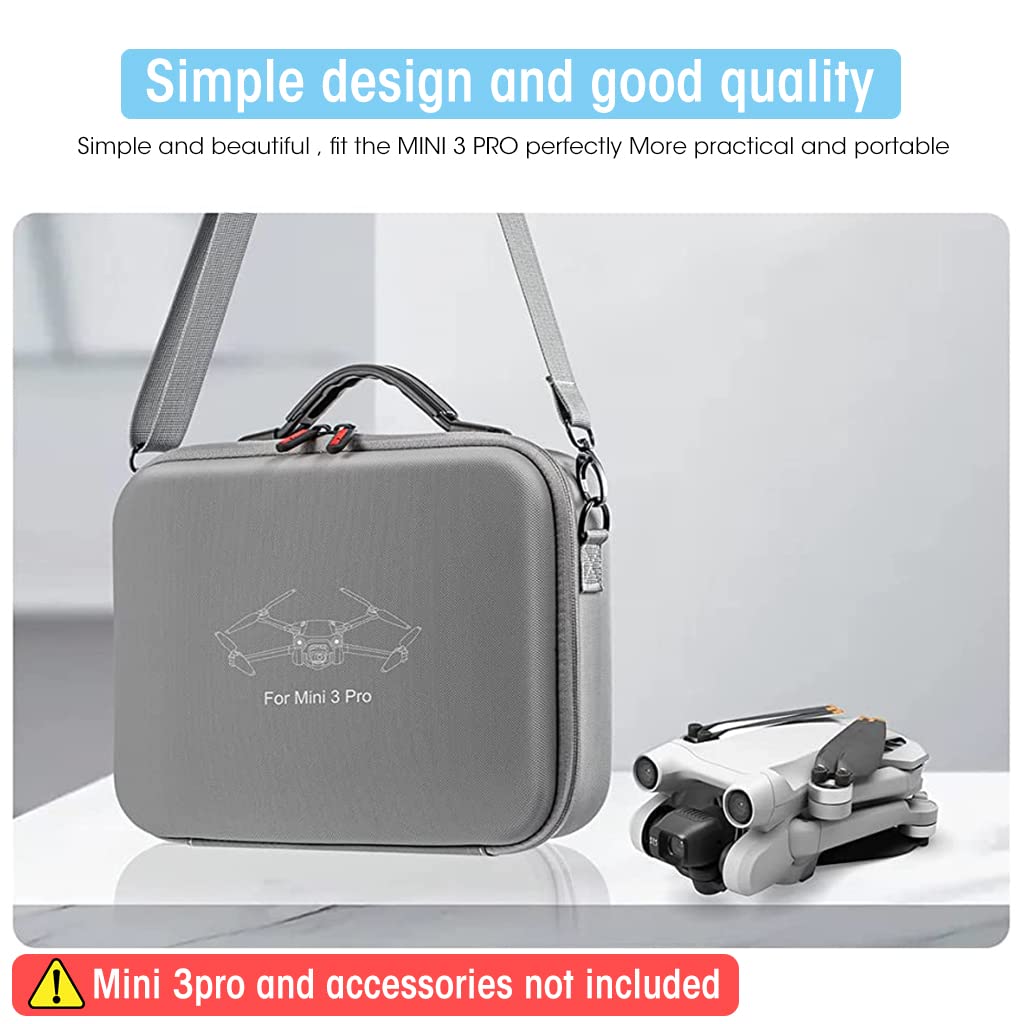 ZORBES Insta360 X3 Carrying Case with Strap Hard Case Storage Bag, Waterproof Storage Bag Hard Shell Camera Bag Protective Travel Case for Insta360 X3 One, Insta 360 x3 Accessories (Grey)