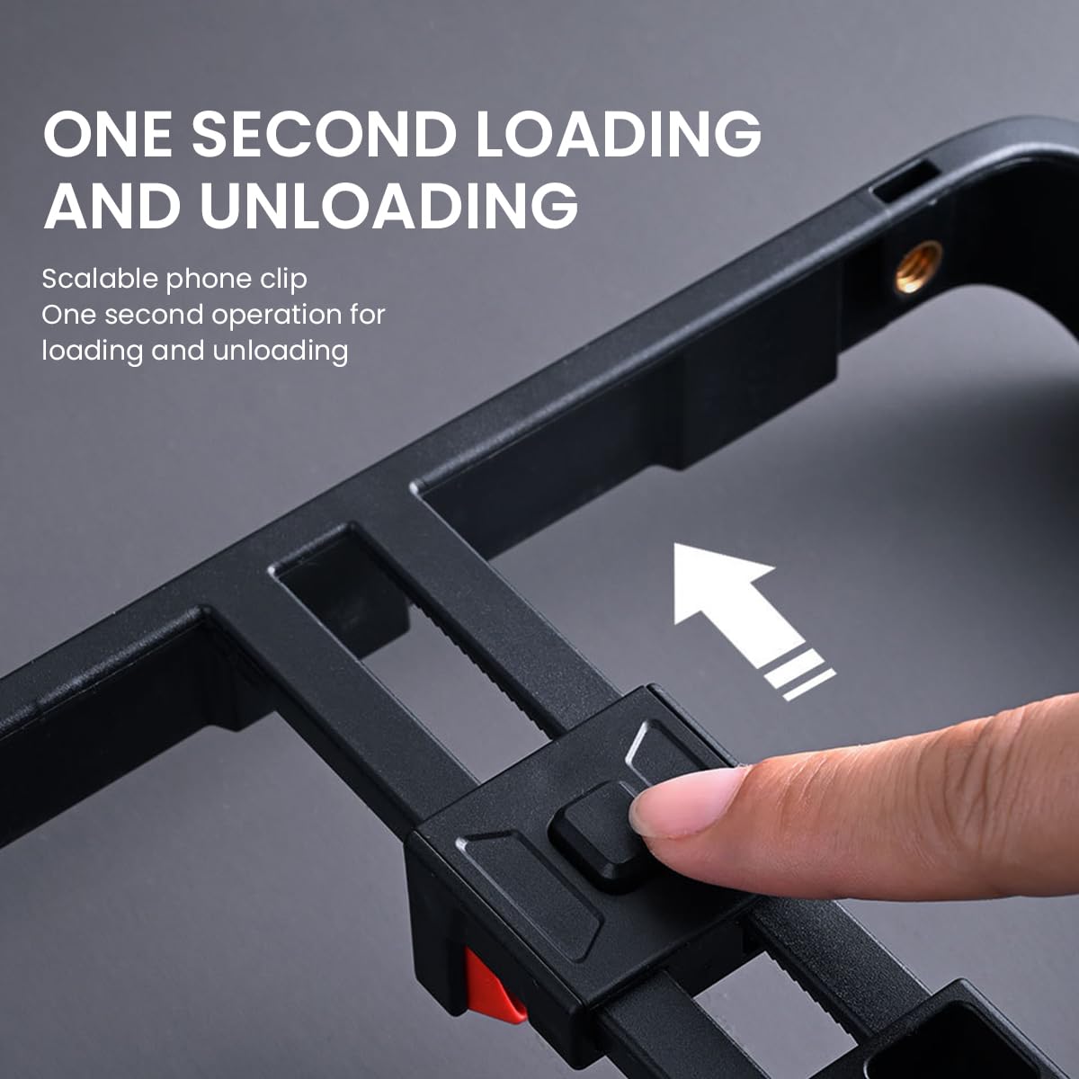 ZORBES Smartphone Video Rig, Phone Video Stabilizer Grip Vlogging Cage with Cold Shoe Tripod Mount, Phone Rig for Videomaker Film Maker Video grapher Compatible with iPhone Samsung and More, Black