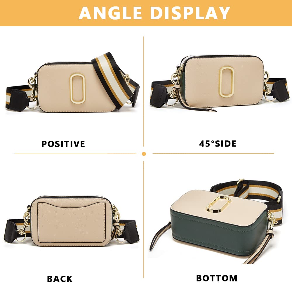 PALAY Cross Body Bag for Women and Girls Stylish Small Shoulder Sling Bag with Detachable PU Clutch Hand Bag for Girls, Women