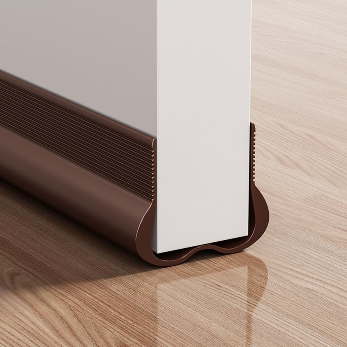 HASTHIP 36.6 Inches Door Seal Strip Door Bottom Sealing Strips Rubber Door Sweep Door Seal Gap Seal Strong Self Adhesive Door Seal Insulation Gap Seal Strip Noise Reduction Door Seal