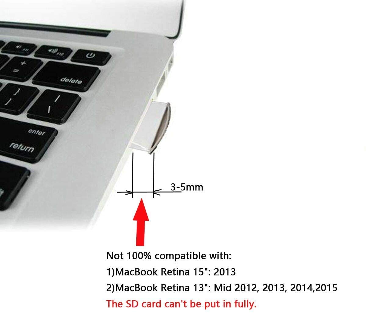Verilux - Micro SD TF to SD Card Kit Mini Adaptor for Extra Storage MacBook Air/Pro/Retina, XPS 13, Raspberry Pi