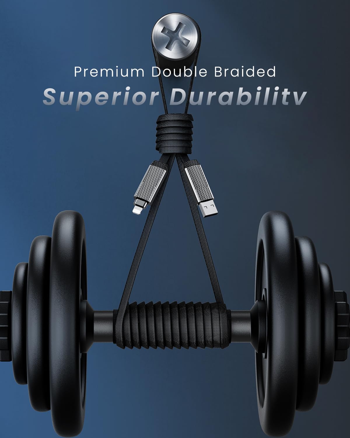 Verilux 4-in-1 USB Charging Cable 3.3Ft Multi-Port Cable Support PD Max 60W Fast Charging & Data Sync, Light-ning to Type C Cable, USB to Type C Cable, Type C to Type C, USB A to Light-ing Cable
