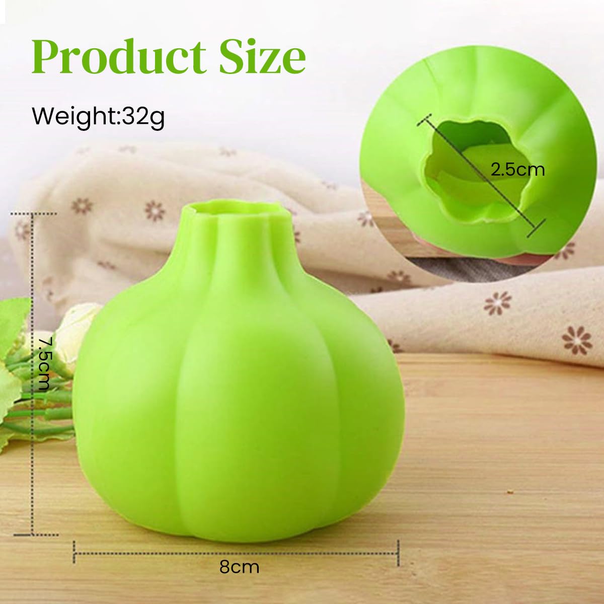 Supvox 3-PackGarlic Peerler, 2 in 1 Garlic Removal Tool Silicone Garlic Crusher Garlic Ginger Skin Peeling Pouch Kitchen Garlic Ginger Skin Removal Tool
