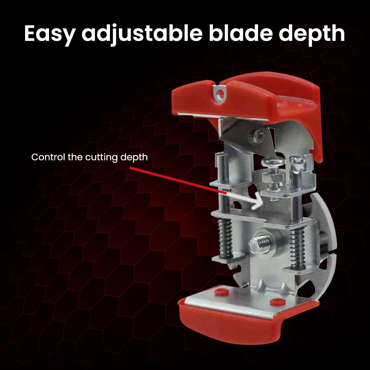 Serplex Handheld Quick Wire Stripper Tool with 10 Blade, Stainless Steel Disc, Multifunction Cable Wire Stripper for All Standard Round Cables, Wire Cable Cutter Copper Wire Stripping Tool