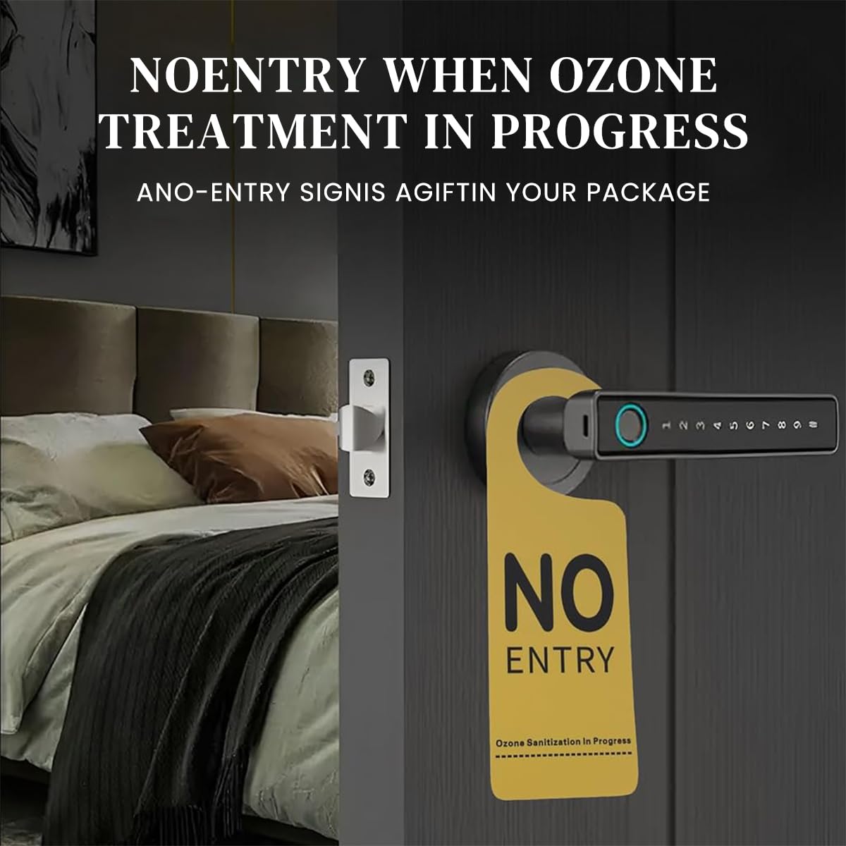 HANNEA Portable Ozone Generator 60, 000mg/h High Capacity Ozone Machine Ozone Disinfection Machine Home Ozone Generator for Water Treatment, Air Purification, Odor Removal, Up to 4000 ft²