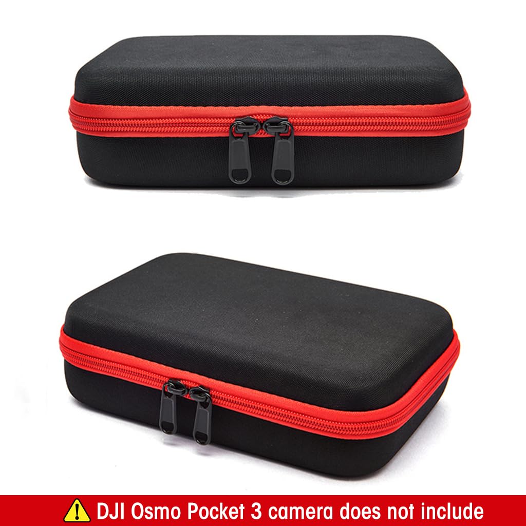 ZORBES Carrying Case for DJI OSMO Pocket 3 Camera, DJI OSMO Pocket 3 Camera Storage Bag with Hand Strap, Travel Case Accessories Bag for Pocket 3 Camera Case, DJI OSMO Pocket 3 Camera Not Included