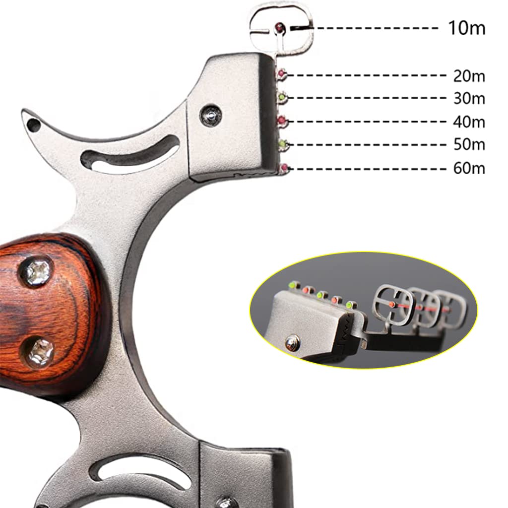 Proberos Slingshots Kit with 1.2mm Extra Thick Flat Bands, High Catapult for Adults Beginner Youth for Outdoor Games, Outdoor Toys