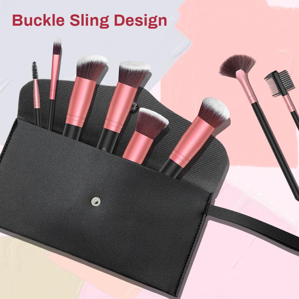 MAYCREATE Makeup Brush Set 22pcs Premium Synthetic for Foundation Powder/Concealers/Eye shadows/Blusher/Highlighter/Contour/Nose Contour/Shading/Lipstick Makeup Brushes for Beginners