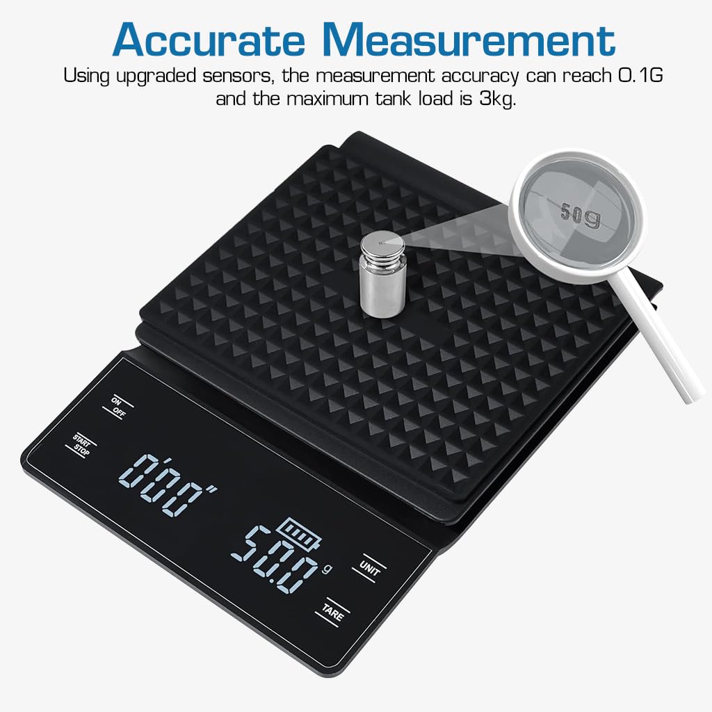 HASTHIP Digital Kitchen Weighing Scale for Home 200g/0.01g Food Weighing Scale for Diet LCD Digital Pocket Scale with Key Ring Creative Car Key Design Portable Electronic Kitchen Scale for Jewellery Medicine