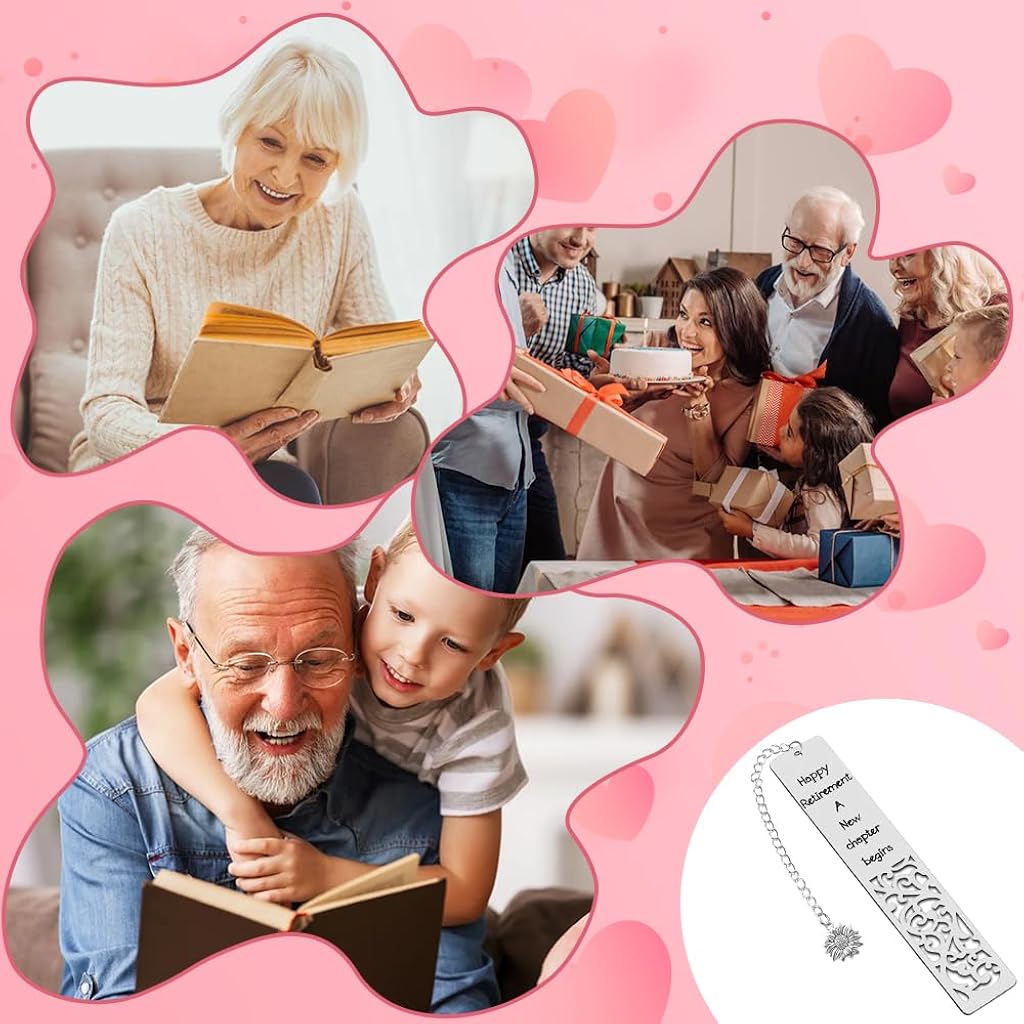 OFIFO® Elegant Retirement Bookmark Gift - Heartfelt Keepsake for Retiring Women, Teachers, Nurses & Colleagues, Thoughtful Farewell Present for Mentors