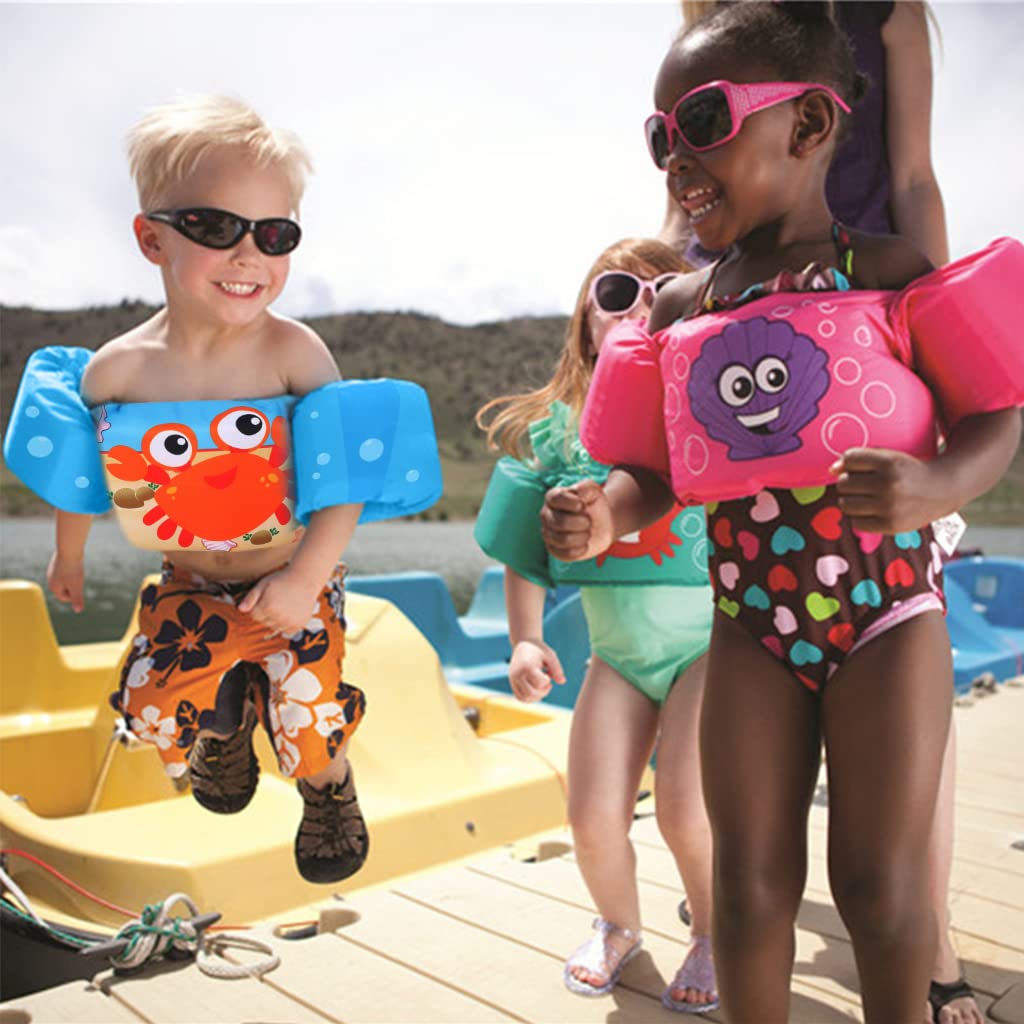 Proberos Swimming Jacket Kid Life Vest Child Cute Swim Vest for Swiming Training, Infant Safety Swim Aid for Toddler Boys & Girl Uner 30kg