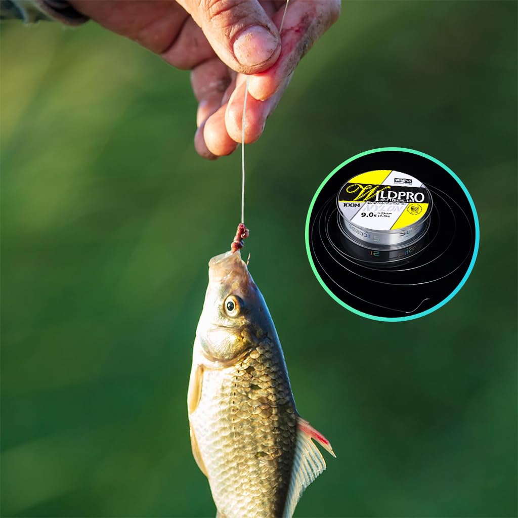 ZORBES Fishing Wire 100m 0.5mm Fishing Line Clear Nylon String Invisible Hanging Beading Wire Strong Abrasion Resistant Monofilament Fishing Line for Balloon