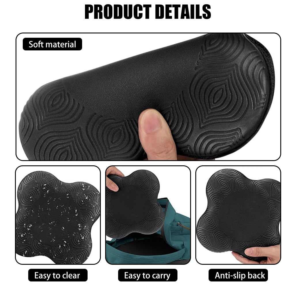 Proberos 2pc Premium EVA Yoga Support Pads Anti-Slip Knee & Elbow Cushioning Pads for Yoga & Exercise, Pain Relief, Multi-Use, Durable, Yoga Knee Pads Set