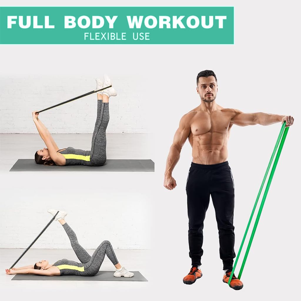 Proberos Resistance Band, Resistance and Pull up Band, Durable TPE Loop Bands Strength Training, Stretching, Physical Therapy, Yoga Exercises Home Fitness Workouts For Adult (3 Pcs 10-55kg)