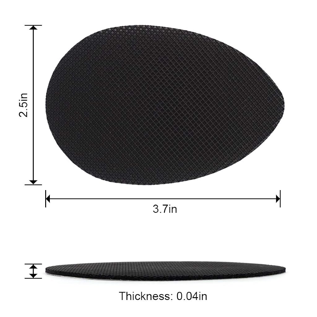 PALAY Self-Adhesive Non-Skid Shoe Pads, Anti-Slip Shoe Sole for Women, Sole for shoes High Heels, Flats,Wedge heel Sole Protector of 3 Pairs