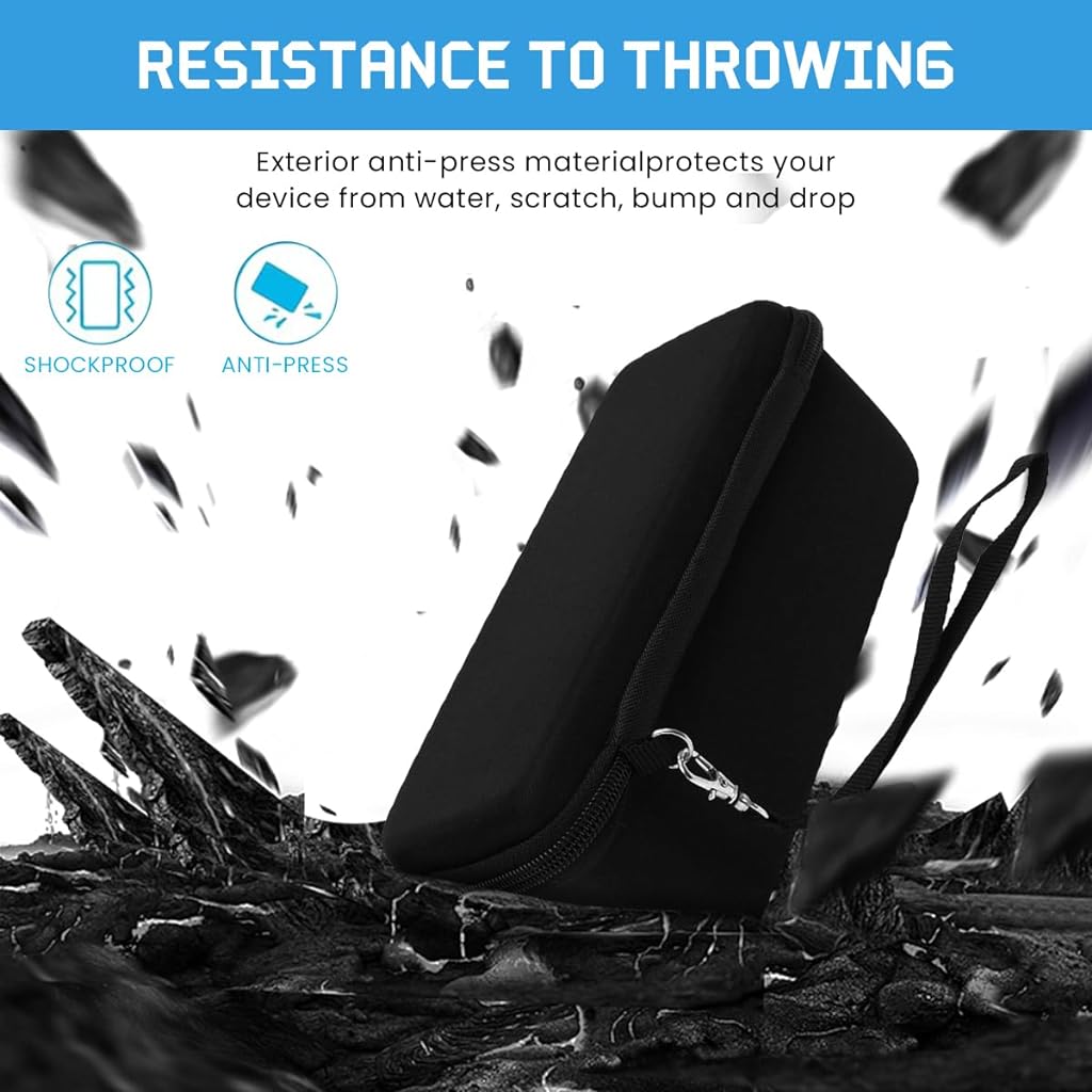 ZORBES Carry Bag for JBL Flip 5 Storage Case for JBL Flip 5 Bluetooth Speaker Hard Cover Anti-scratch Protective Case Accessories Bag for JBL Flip 5 Travel Case for JBL Flip 5