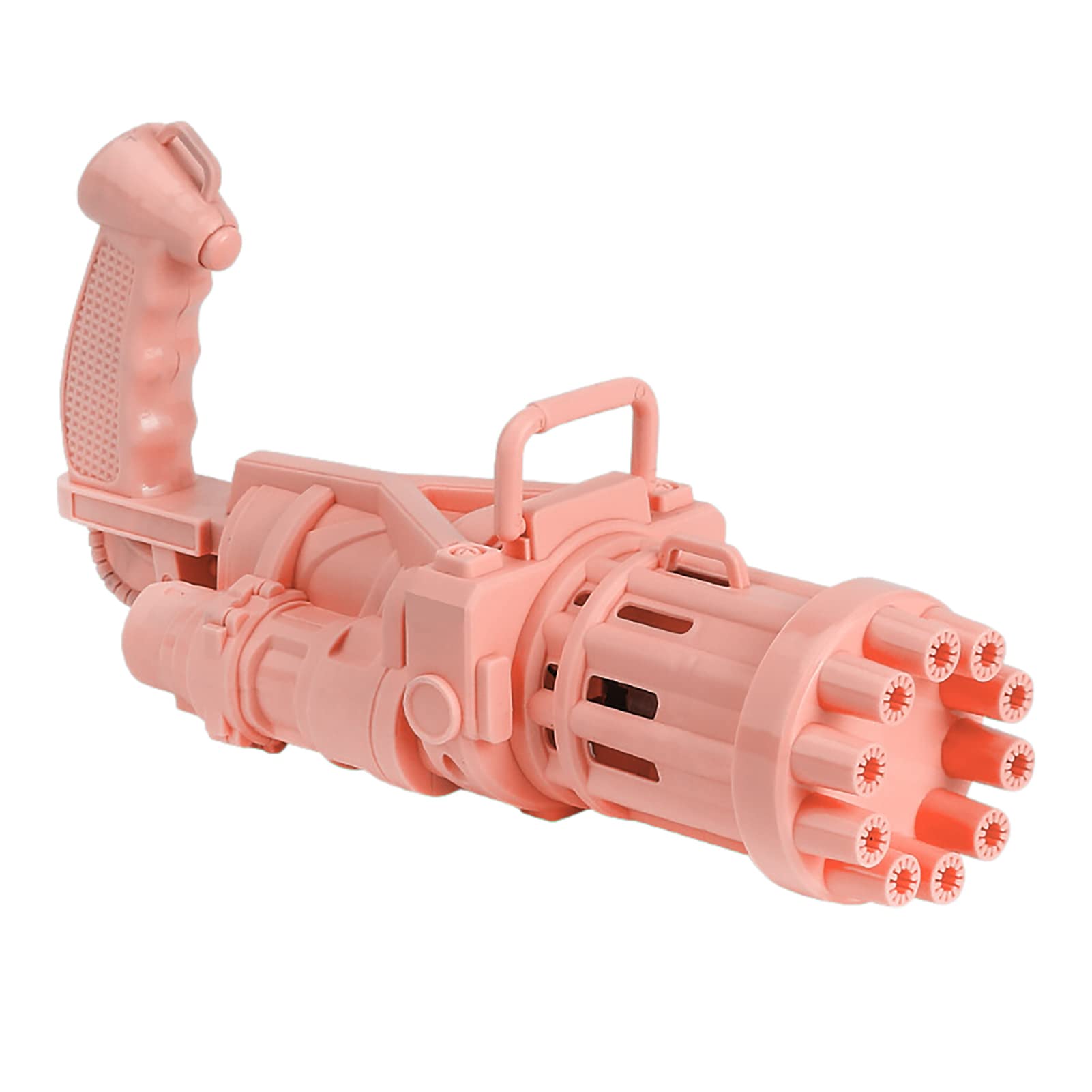 PATPAT Bubble Maker Machine Gun Bubble Blower, Automatic Bubble Machine for Kids, 8-Holes Electric Bubble Blaster Gun 2021 Cool Toys Gift, Summer Outdoor Activities Toys for Boys and Girls (Pink)