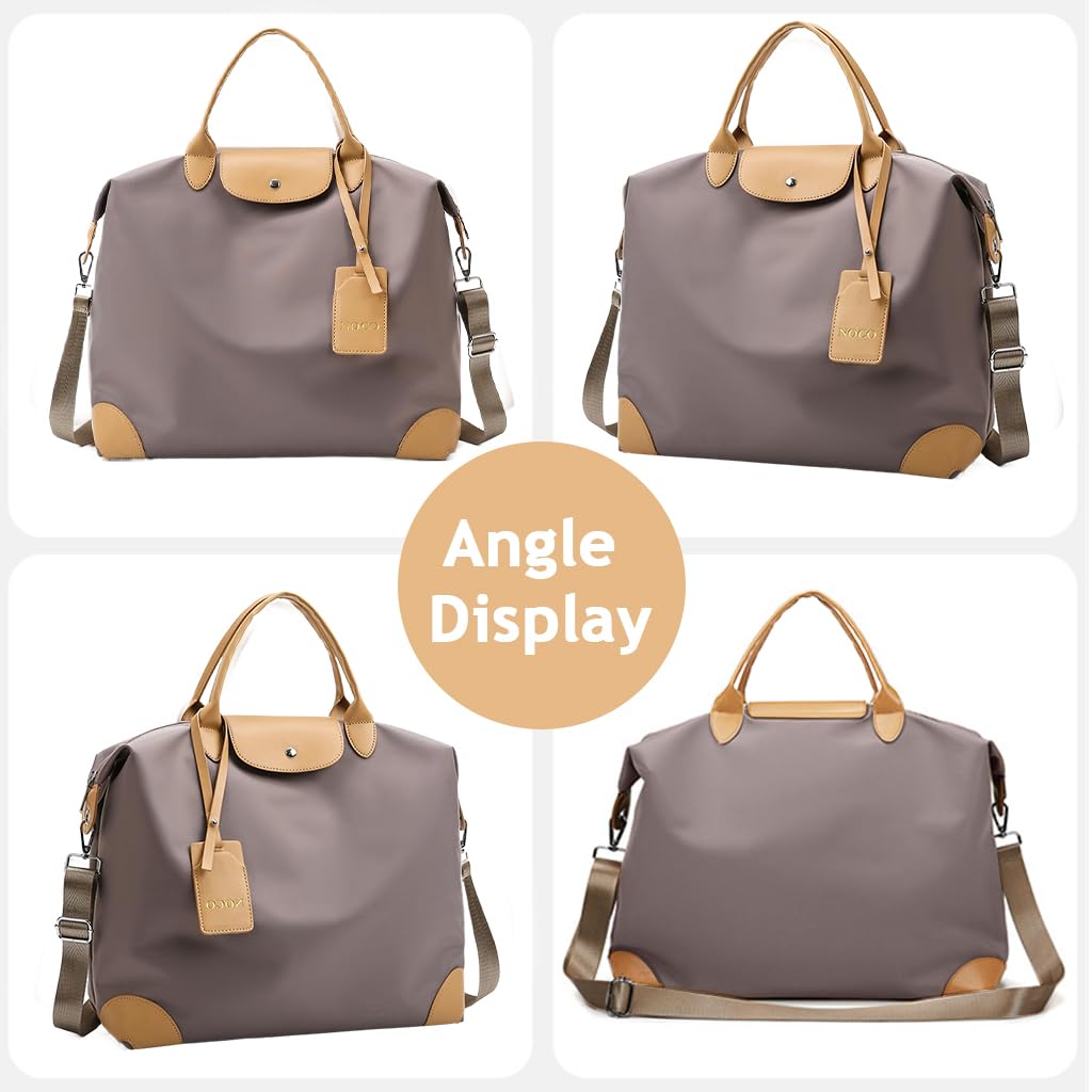 PALAY Women Duffel Bag Waterproof Travel Bag Oxford Clothes Handbag with Shoulder Strap Fashion Women Duffel Bag Tote Bag Fitness Bag, 41x16x33cm