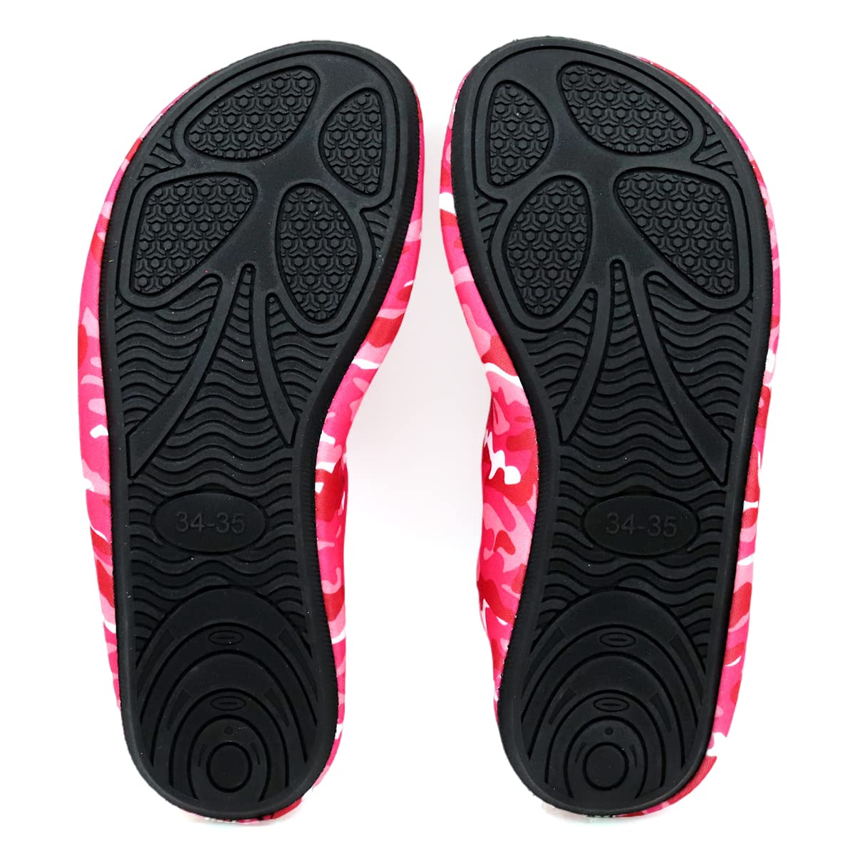 PALAY Water Shoes for Men Women, Quick Dry Barefoot Aqua Yoga Socks, Outdoor Thicken Anti-slip TPR Rubber Sole Breathable Aqua Socks for Surfing Yoga Indoor Fitness(UK2-2.5)