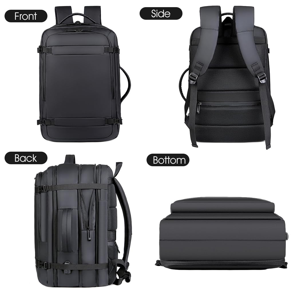 GUSTAVE Laptop Backpack 15.6 inches Laptop Bags Backpacks for Men and Women 20-35L Expandable Travel Backpack Anti-scratch Backpack Office Bags