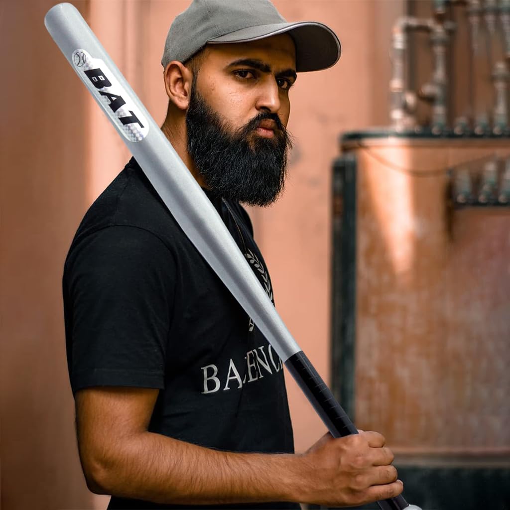 Optifit 32inch Baseball Bat with Storage Bag, 1100g Alloy Steel Baseball Bat, Heavy Duty Base Ball Bat for Baseball Stick, Best Self Defense Sports Equipment