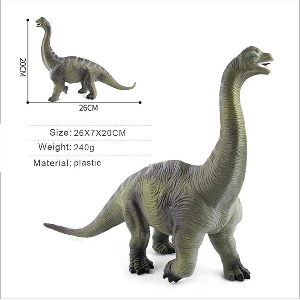PATPAT Dinosaur Toys for Kids Big Size ,Dinosaur Action Figures Realistic Dinosaur Toys Gifts for Kids Boys Girls(26 X 20 X 7 cm,Green Brachiosaurus)