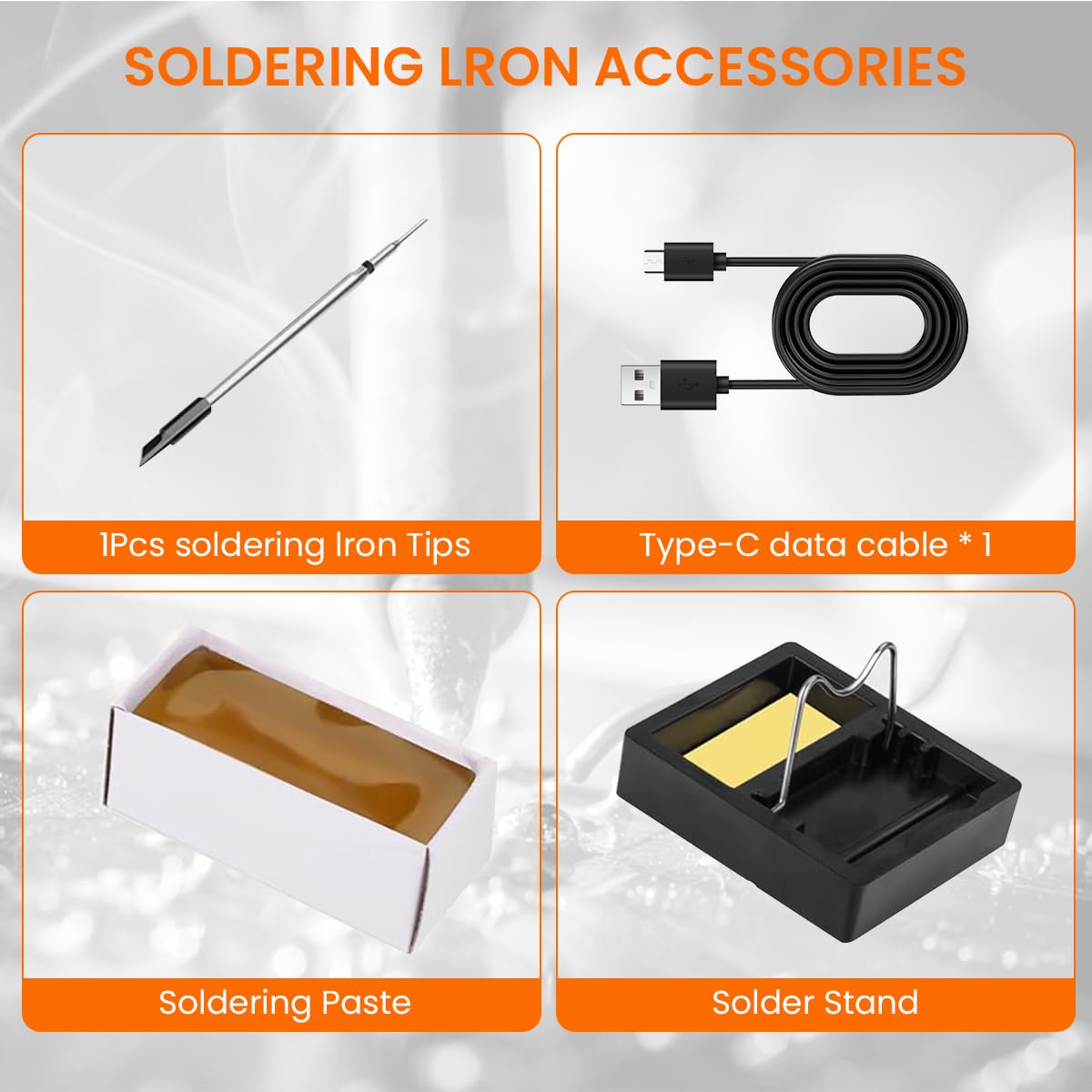 Serplex Cordless Soldering Iron Pen Kit 3 Adjustable Temperature Electric Soldering Iron Pen Set with Soldering Iron Stand, USB Cable & Storage Case Soldering Iron Pen for Electronics Repaired Usages