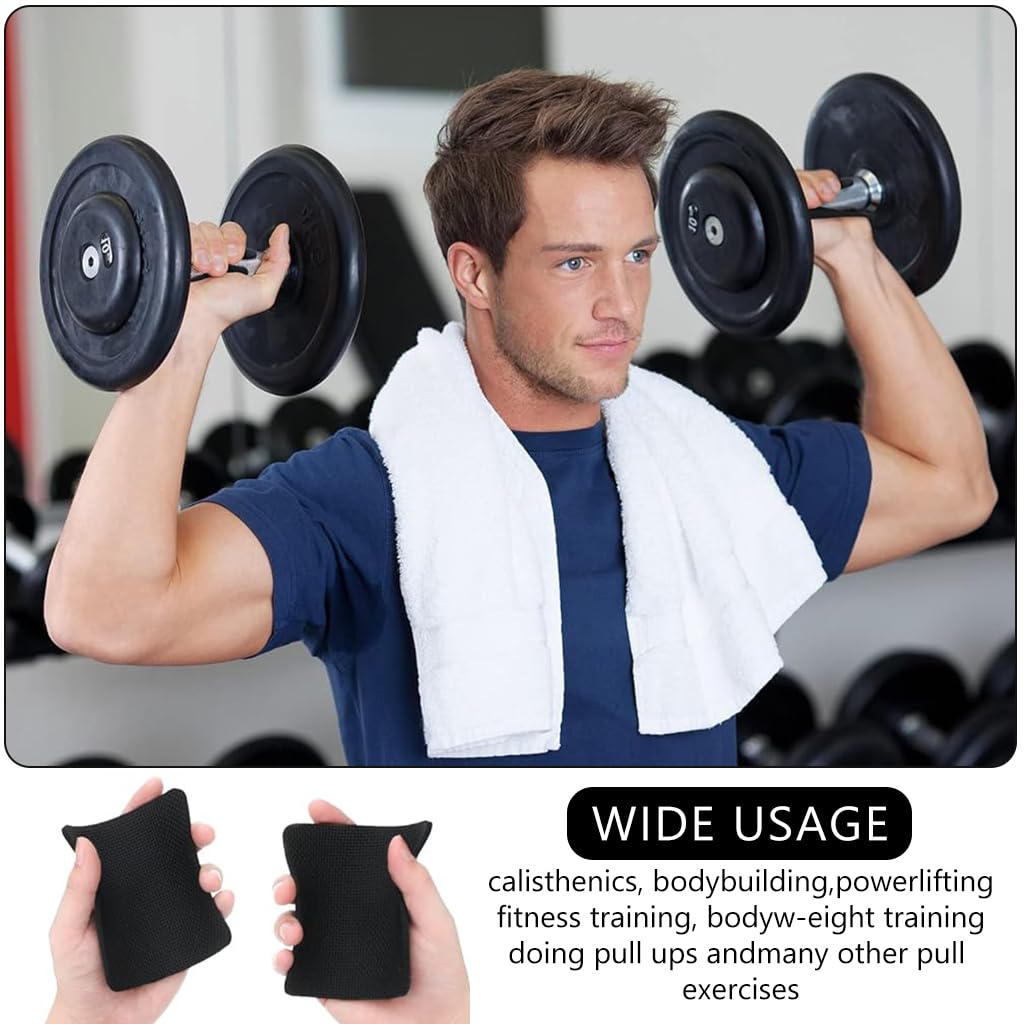 Proberos 10Pcs Weight Lifting Grip Pads, Sports Weightlifting Gym Grips Pads Hand Training Bar Straps Wrap Gloves, Hand Grips for Pull Ups, Gym Gloves for Functional Fitness Gloves-Neoprene