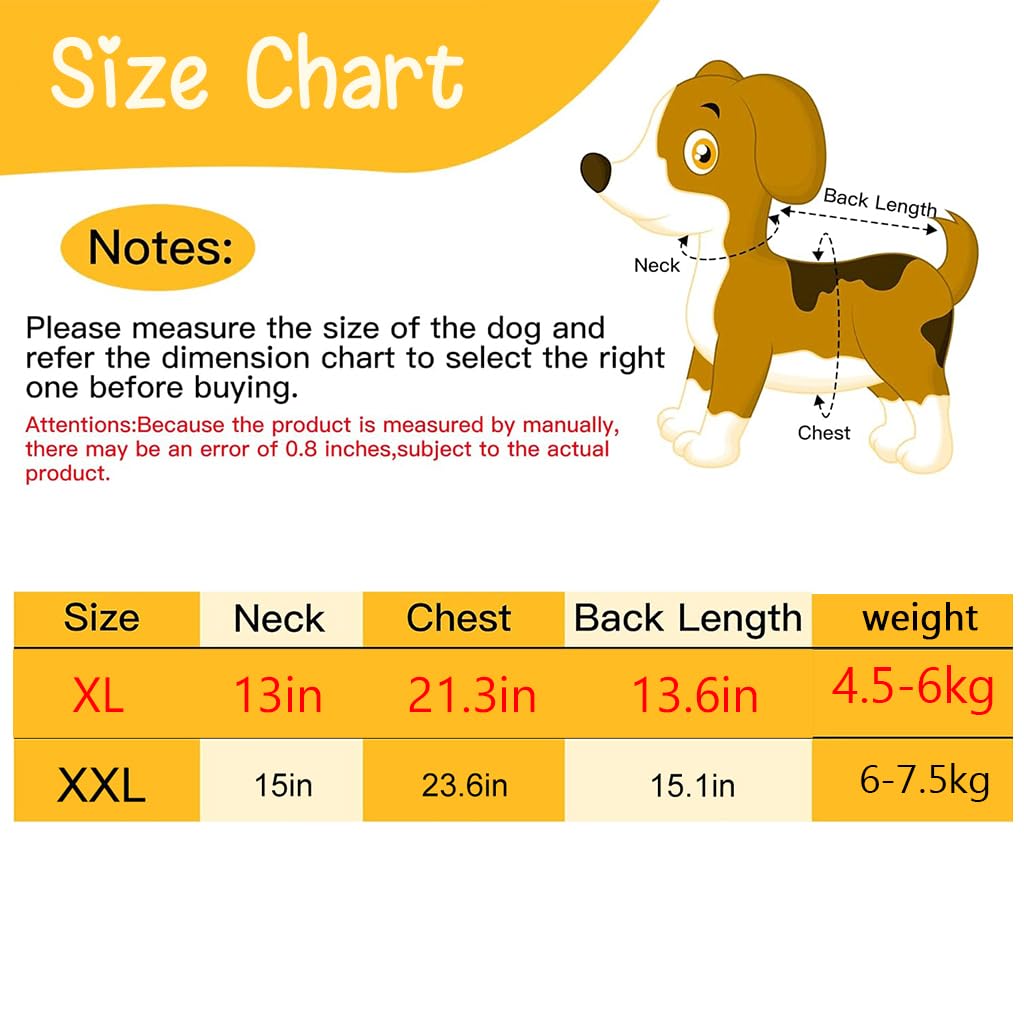 Qpets Dog Zip Up Dog Raincoat with Reflective Buttons
