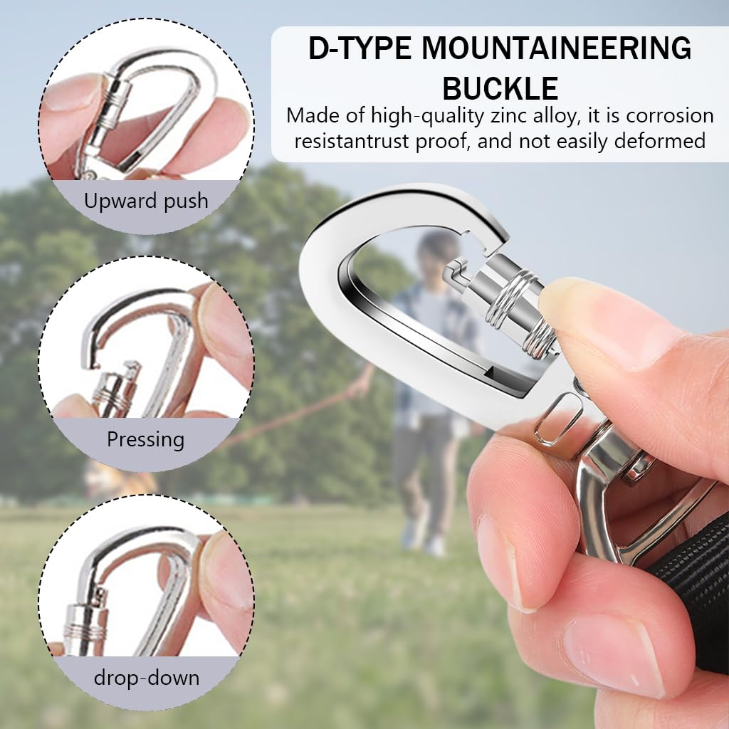 Qpets Dog Training Leash, Dog Leash Pet Belt with Sponge Handle for Dog, Nylon Bungee Pet Leash for Samll Medium Large Dog - Natural 1.25m/Stretching 1.9m