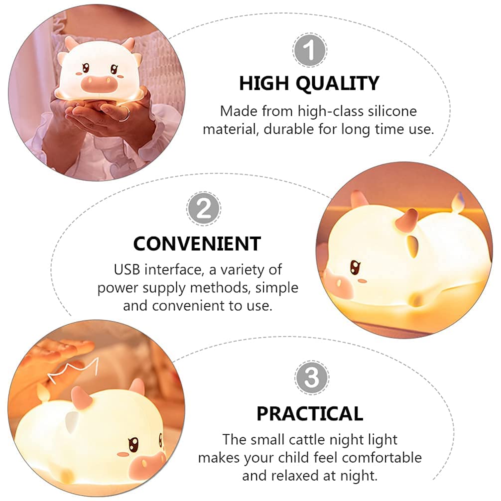 Verilux Cute Baby Night Light Toys for 2-8 Year Old, 7 Colour Changing Star Night Lights Silicone Star Night Lamp, Chargeable Battery Nightlight for Childrens Bedroom Bedside Birthday Decor Gifts