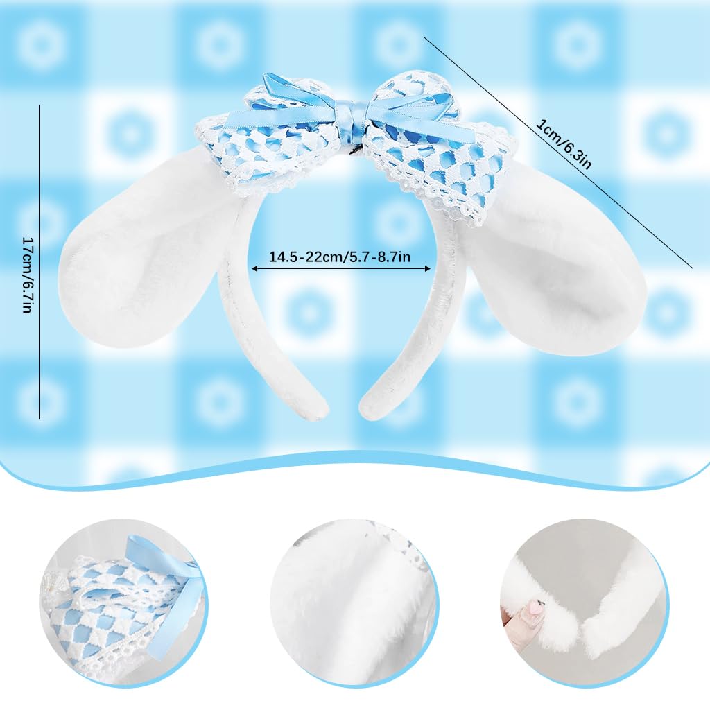 PATPAT Cosplay Hairpin Ear Plush Hairband Women Kawaii Butterfly Costume Halloween Christmas Holiday Birthday Party Gift