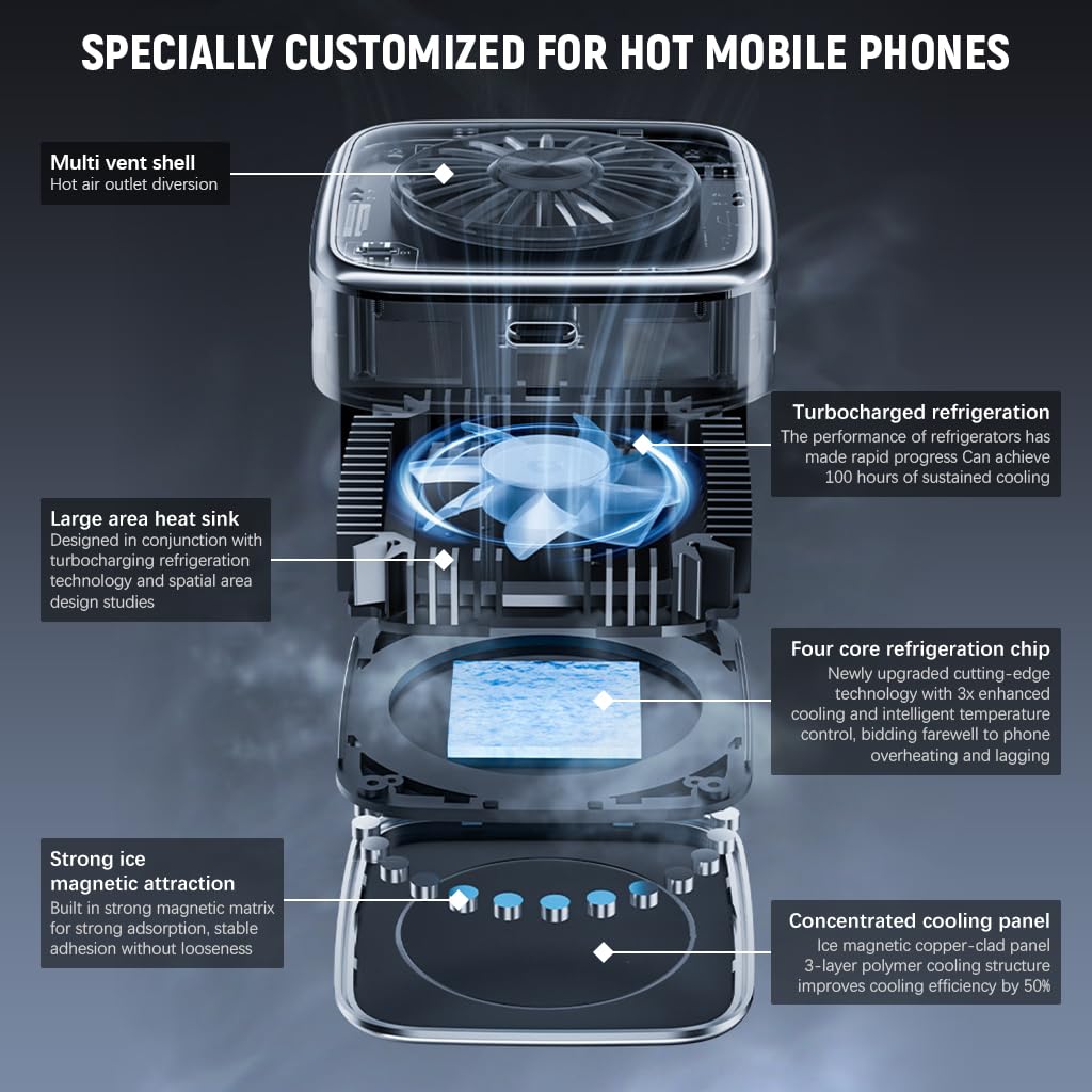 Verilux Cell Phone Cooler with Clip