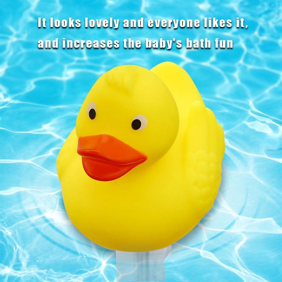 Optifit Floating Pool Thermometer 20-120°F/-10-50°C Baby Bath Tub Water Thermometer Cartoon Duck Water Thermometer Water Temperature Monitor for Bath Tub, Swimming Pool